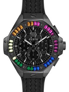 Philipp Plein Chrono Royal 42 mm horloge - Zwart