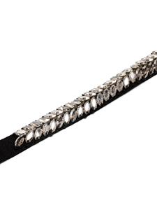 Dice Kayek crystal-embellished bracelet - Zwart