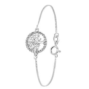 Lucardi Armband Zilver - zilverkleurig