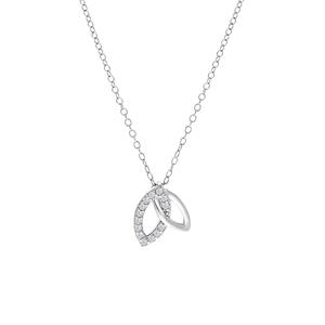 Lucardi Ketting Zilver 45cm -zilverkleurig