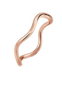 Elli Dames Golven Minimaal Geo Trend in 925 Sterling Zilver