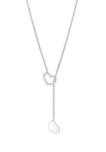 Elli Dames Y-ketting Hart Hanger Liefde in 925 sterling zilver