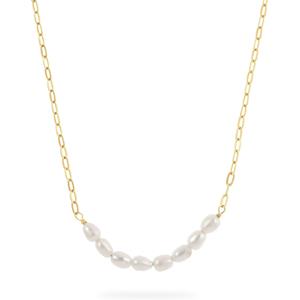 CHRIST Silberkette CHRIST Damen-Kette 925er Silber, Perle Kunstperle