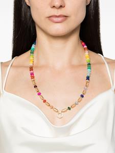 Harwell Godfrey 18kt yellow gold Baht and Bead Foundation multi-stone necklace - Goud