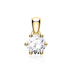 Brilladia Dameshanger in 14k goud met Diamant
