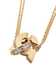 Ferragamo Double Gancini pendant necklace - Goud