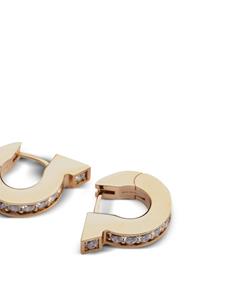 Ferragamo Gancini crystal-embellishment earrings - Goud