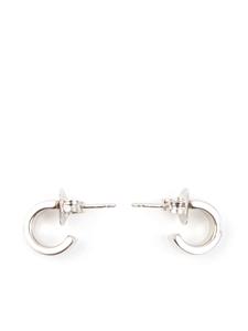 MM6 Maison Margiela Gegraveerde oorringen - Zilver