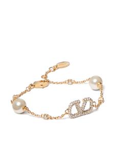 Valentino Garavani Vlogo Signature schakelarmband - Goud