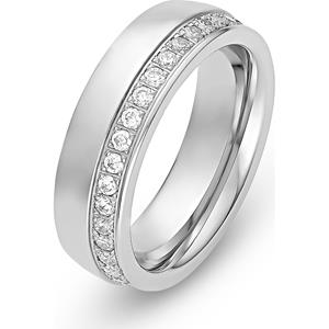 FAVS Fingerring FAVS Damen-Freundschaftsring Edelstahl 40 Zirkonia, Zirkonia