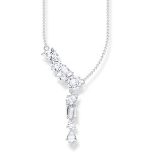 THOMAS SABO Silberkette Thomas Sabo Damen-Kette Silber Zirkonia