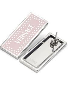 Versace 90's Vintage Logo oorbellen - Zilver