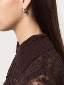 LEMAIRE Oorbellen met welving - Zilver