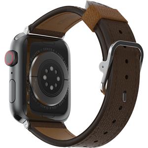 Apple Watch Symmetry cactus leren bandje (bruin)