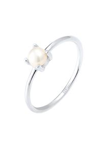 Elli Dames Eenzaam met zoetwater gekweekte parel in 925 Sterling Zilver Zilver