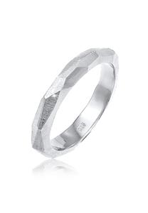 Elli PREMIUM Dames Koppel Vertrouwen Mat Geo Look in verguld 925 Sterling Zilver Zilver