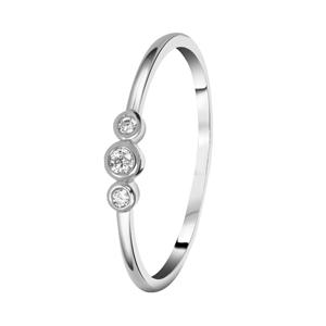 Lucardi Ring Zilver - zilverkleurig