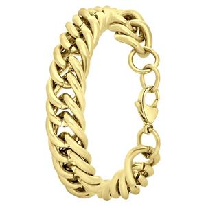 Lucardi Armband 'Denise' Staal 20cm