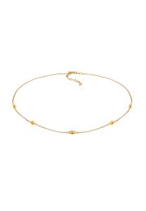 Elli Dames Choker Diamant Minimalistisch Geo van 925 verguld Sterling Zilver