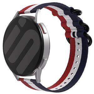 Strap-it Amazfit GTS 3 nylon gesp band (3-kleurig)