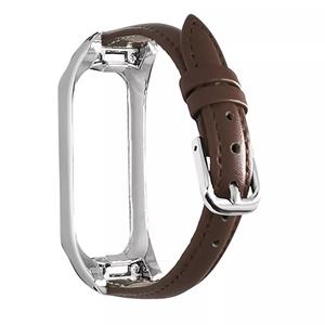 Strap-it Samsung Galaxy Fit 2 leren bandje (bruin)