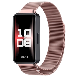 Strap-it Huawei Band 9 Milanese band (roze)