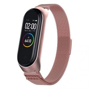 Strap-it Xiaomi Mi Band 3 / 4 Milanese band (rosé pink)