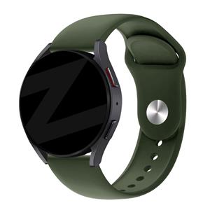 Bandz Samsung Galaxy Watch 42mm sport band 'Deluxe' (olijfgroen)