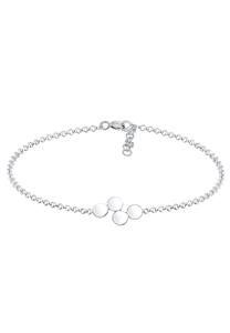 Elli dames cirkel geo platelets in 925 sterling zilver rose gold plated Zilver