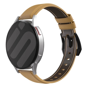Strap-it Samsung Galaxy Watch 6 - 40mm leren bandje (beige)