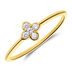 Lucardi Ring Zilver - Zilverkleurig