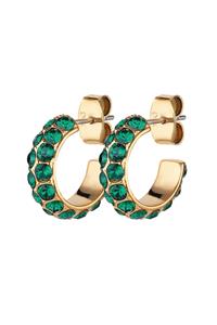 Dyrberg Kern Dyrberg/Kern Heidi Earpost, Color: Gold/Green, Onesize, Women