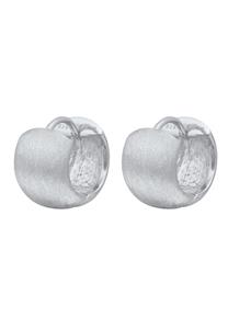 Elli PREMIUM Dames Creools Chunky mat in 925 sterling zilver