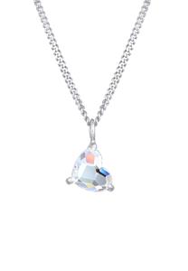 Elli Dames hart hanger liefde romantisch met kristallen in 925 sterling zilver