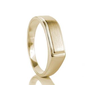 Gedenk Idee Memorialshop Desing ring in geelgoud 6.5mm met gesloten askamer