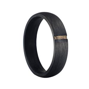 Gedenk Idee Memorialshop Bolle Carbon ring met open askamer