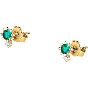 Live Diamond Oorknopjes Geelgoud 375