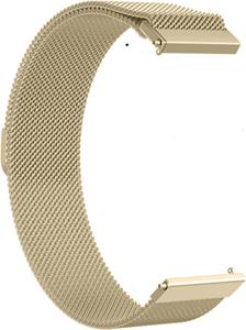 Strap-it Milanese horlogeband 20mm - universeel - champagne