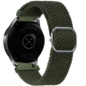 Strap-it Geweven nylon bandje 20mm - universeel - groen