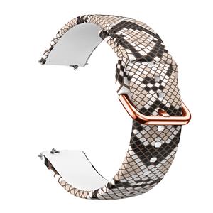 Strap-it Snake siliconen bandje 20mm - universeel 20mm