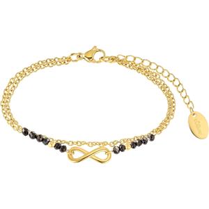 S.Oliver Armband voor dames, roestvrij staal, glas | Infinity