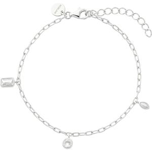 NOELANI Bedelarmband voor dames, 925 Sterling zilver, zirkonia synth.