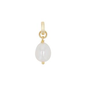 Amor Bedel voor dames, 925 sterling zilver, gekweekte zoetwaterparel