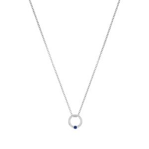 Amor Ketting met hanger voor dames, 925 Sterling zilver, zirkonia synth.