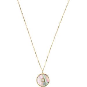 NOELANI Ketting met hanger voor dames, 925 Sterling zilver, zirkonia synth.