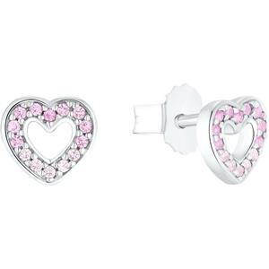 Prinzessin Lillifee Oorbellen voor meisjes, 925 sterling zilver, zirkonia synth. | Hart