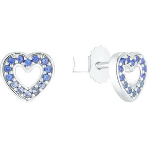 Prinzessin Lillifee Oorbellen voor meisjes, 925 sterling zilver, zirkonia synth. | Hart