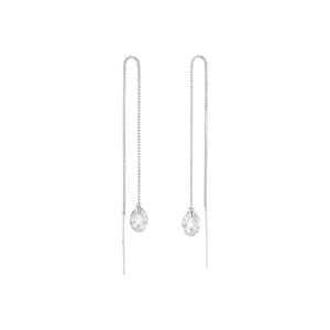 Amor Oorbellen voor dames, 925 Sterling zilver, zirkonia synth.