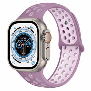 Strap-it Apple Watch Ultra sport+ band (lichtpaars)