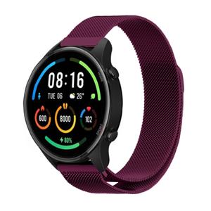 Strap-it Xiaomi Mi Watch Milanese band (paars)